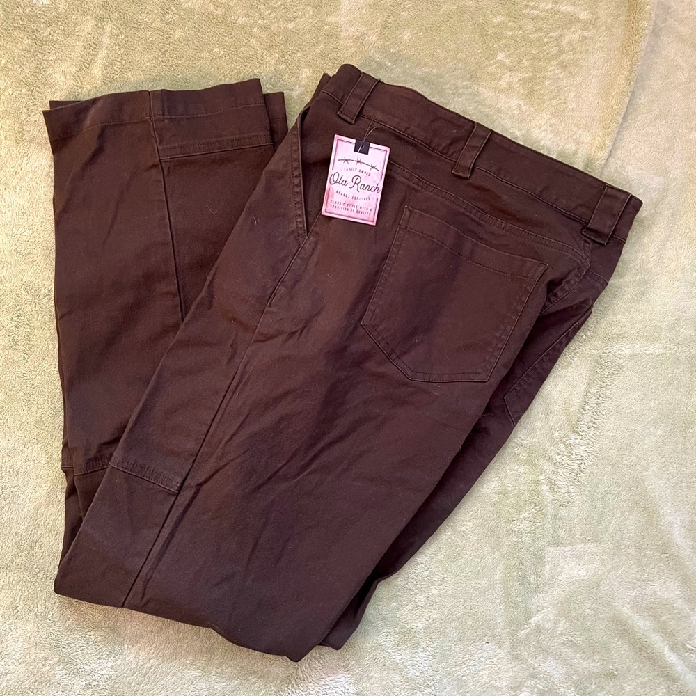 NWT Old Ranch carpenter utility pants green sz 12